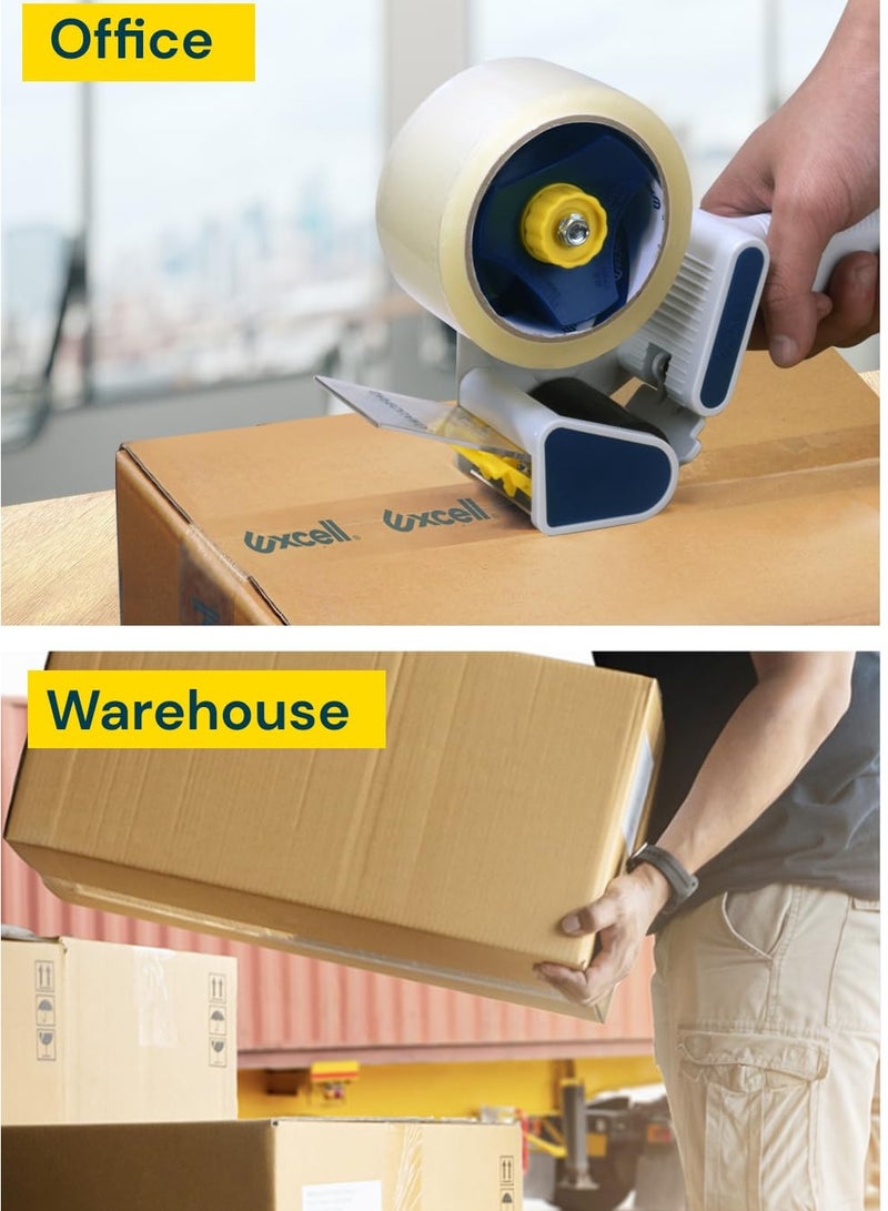 HarabiMed Clear Packing Tape 80 Yards (1 Roll) – Strong Adhesive Sealing Tape for Boxes, Moving & Shipping – Transparent Heavy Duty - Image 4